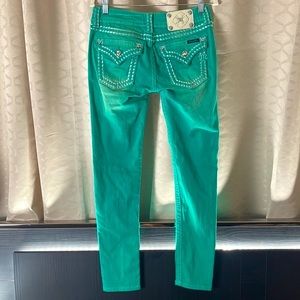 Miss me Signature Emerald Skinny Jeans